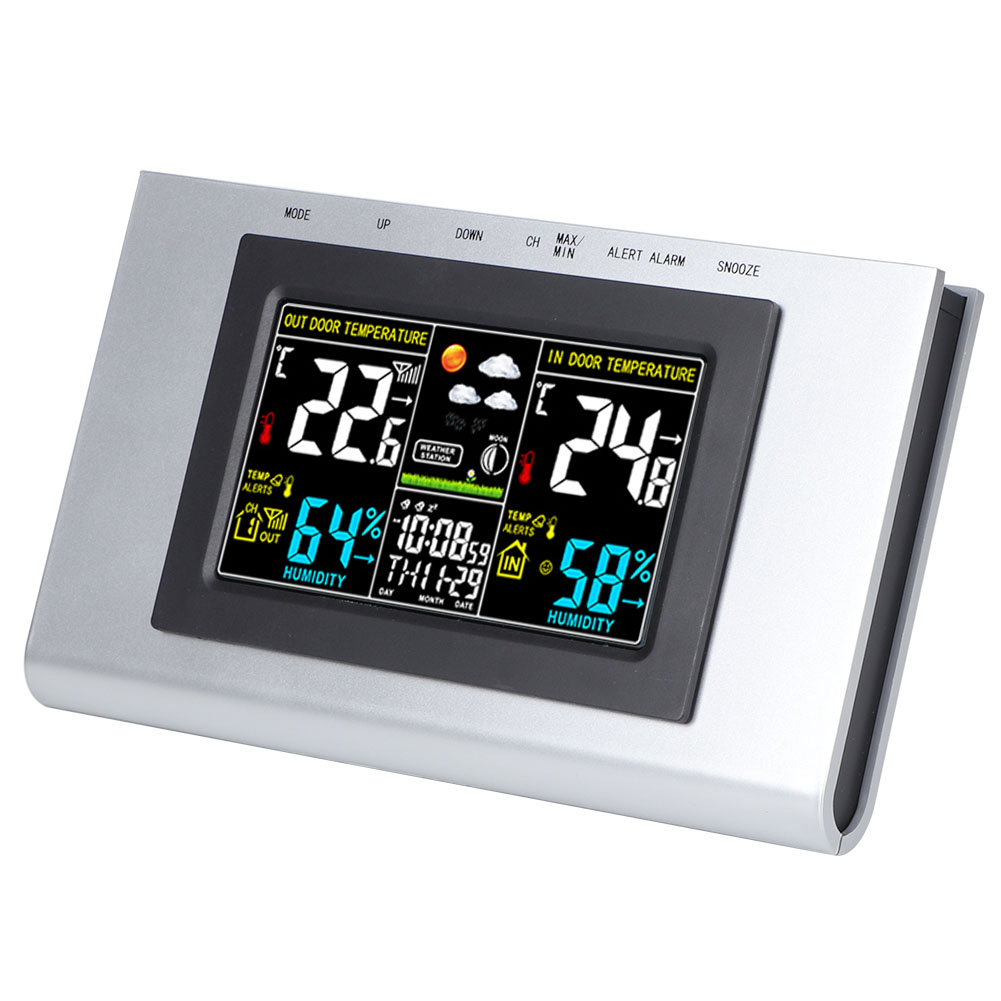 Ts H127g Digitales Thermometer/hygrometer Mit Temperatur-, Feuchtigkeits- Und Kalenderanzeige
