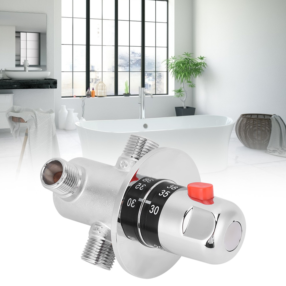 G1/2 Thermostatisches Mischventil Für Solarwarmwasserbereiter, Mischregelventil, Thermostatsteuerung
