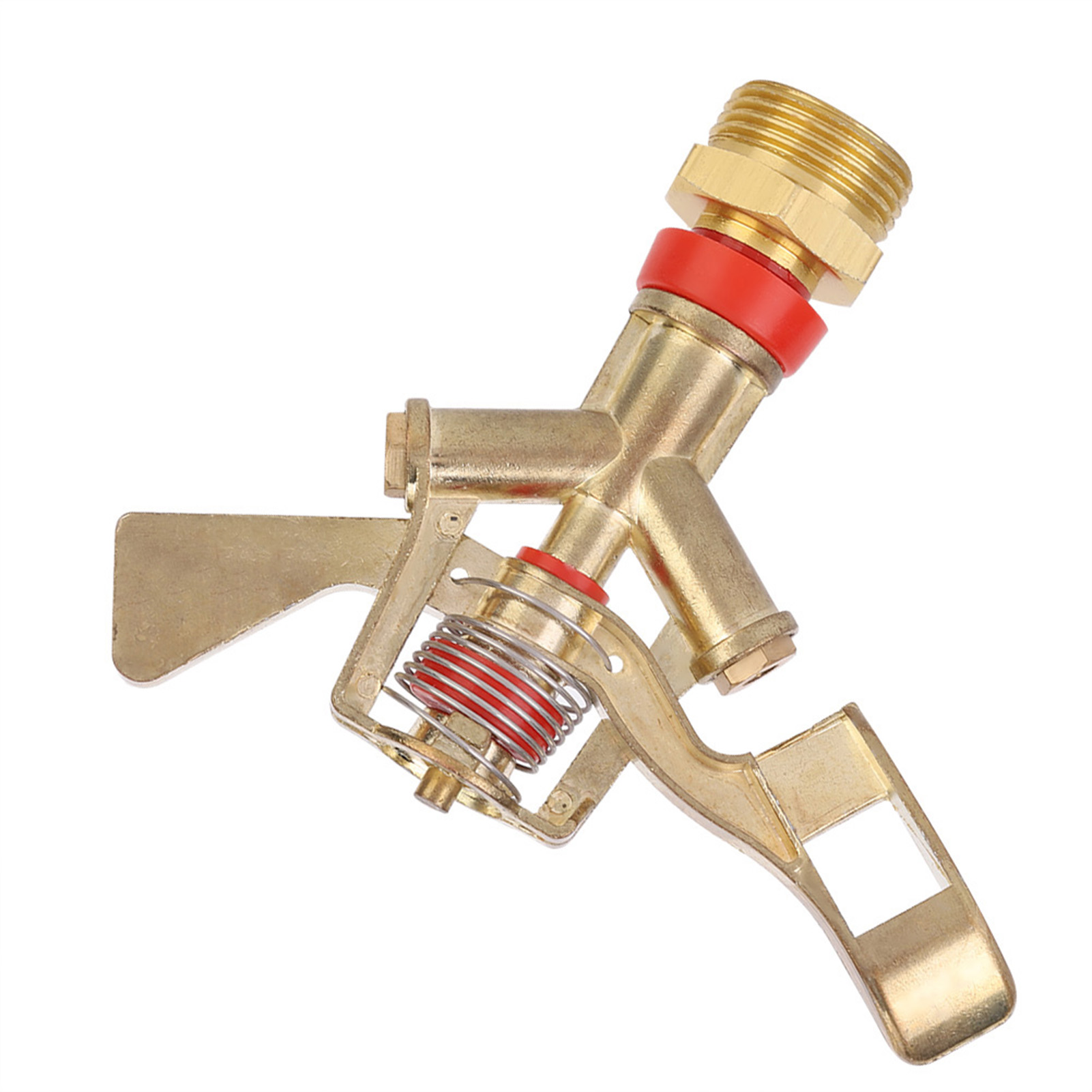 G3/4 Zoll 25 Mm Außengewinde Zinklegierung Bewässerungs-garten-wipparm-sprinklerdüsenkopf (1 Stück)