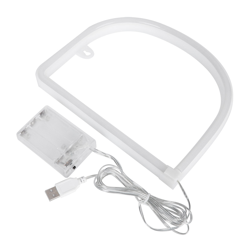 Innovative Led-lampe In Form Des Englischen Buchstabens D – Dekorative Lampe Für Hochzeitsfeiern – Geschenkidee In Rosa