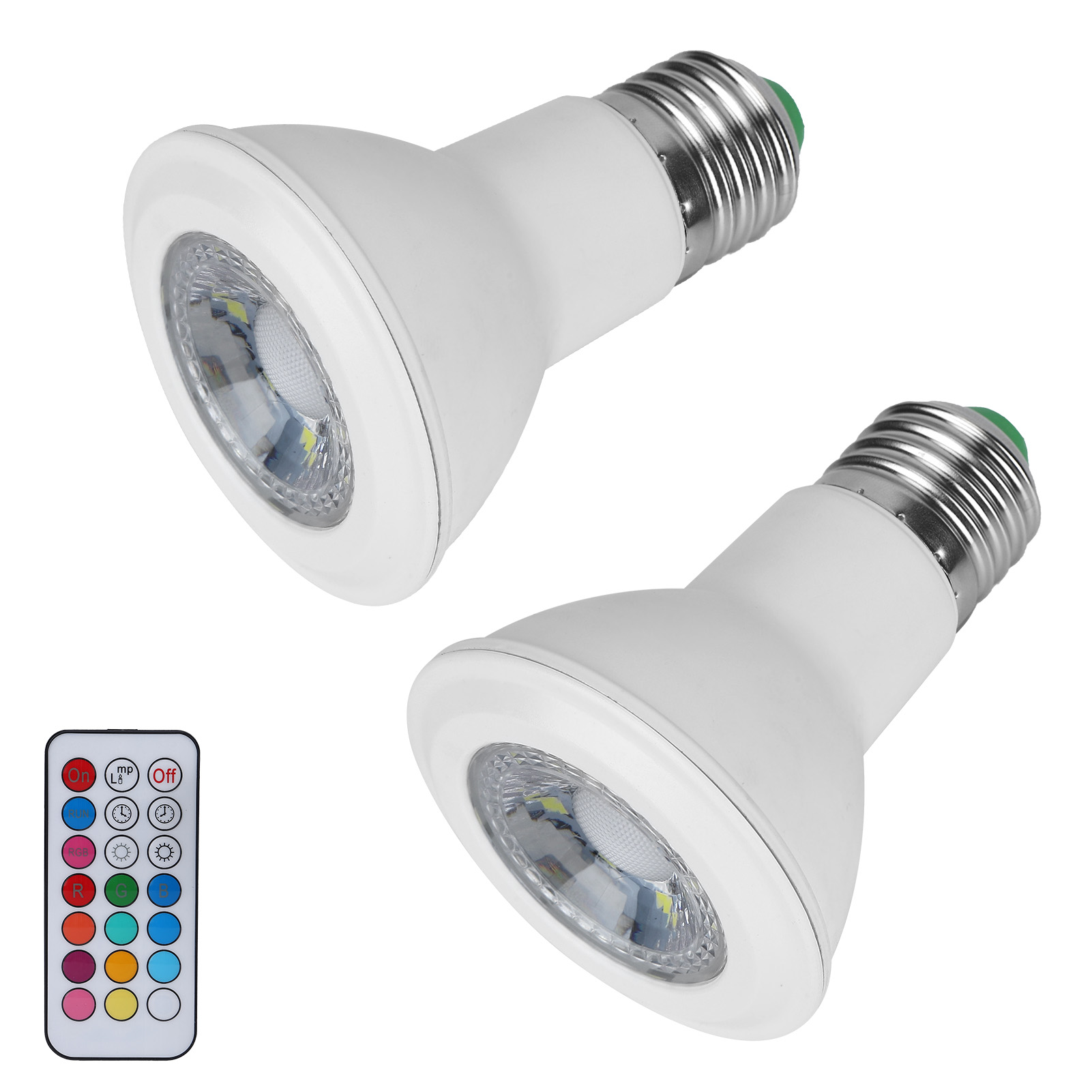 40w Rgb Led-spotlampe Mit Farbwechsel, Fernbedienung, Partybeleuchtung, 85-265v (rgb Warmweiß)