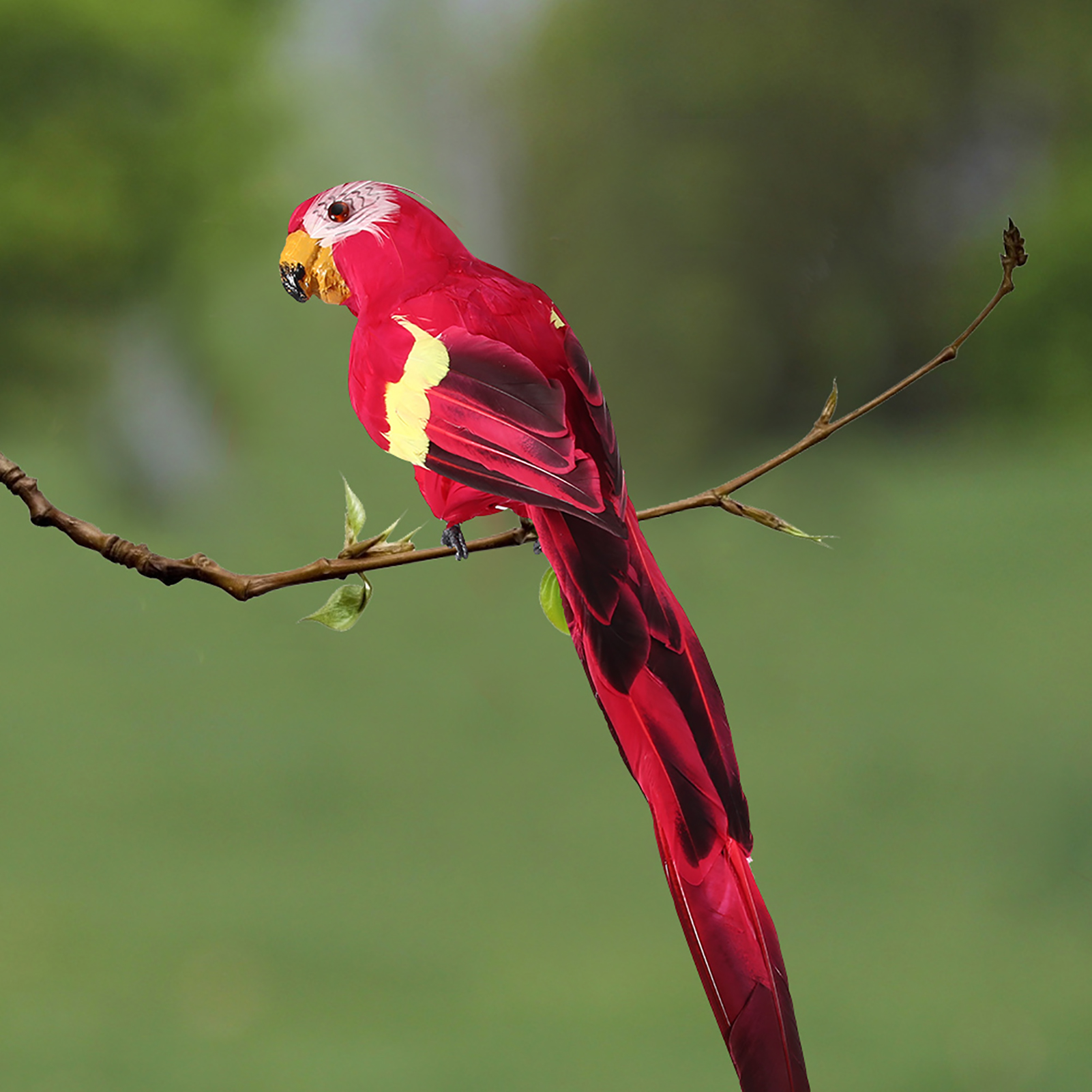 Künstlicher Papagei Mit Federn – Wunderschöne Künstliche Vogeldekoration Für Partys, Garten Und Zuhause