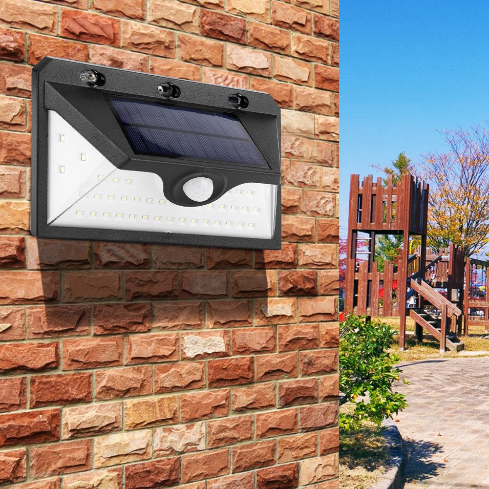 Garten- Und Hofleuchte Mit Solarbetriebener Led-außenleuchte Mit Sensor, Dekorative Wandleuchte Für Garten Und Landschaft