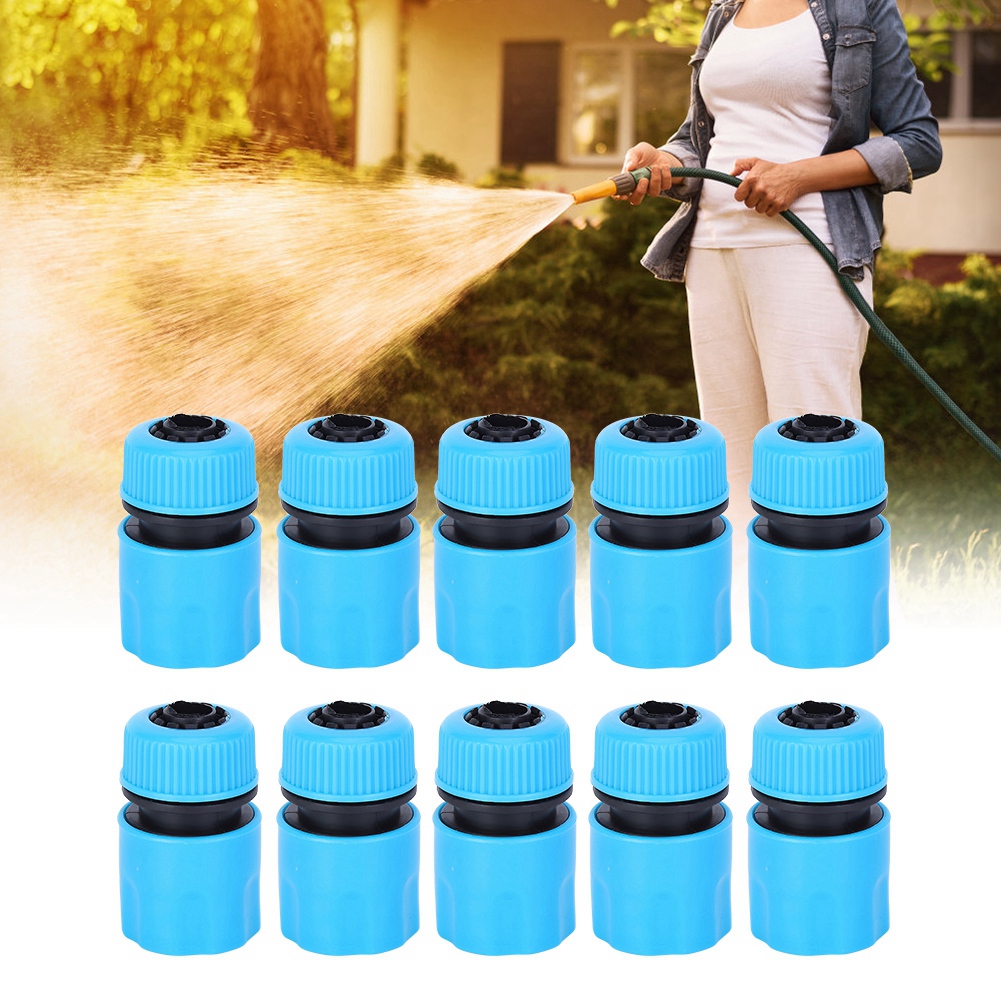 10 Stück G1/2-zoll-schnellverbinder Für Wasserrohre, Nippel-verbindungsadapter, Gartenbewässerungswerkzeuge