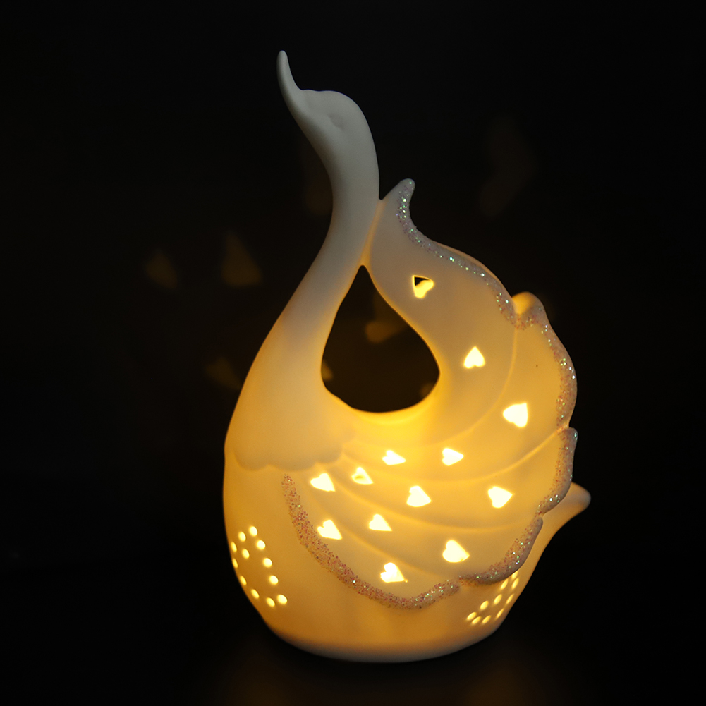 Led-nachtlampe In Schwanenform, Heimdekoration, Kinderzimmerdekoration, Ornament (xs30100)