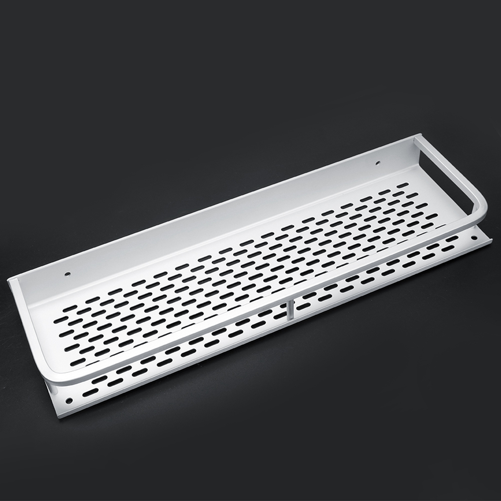 Wandmontierter Duschablagehalter Aus Aluminium, 40 X 12 X 4 Cm