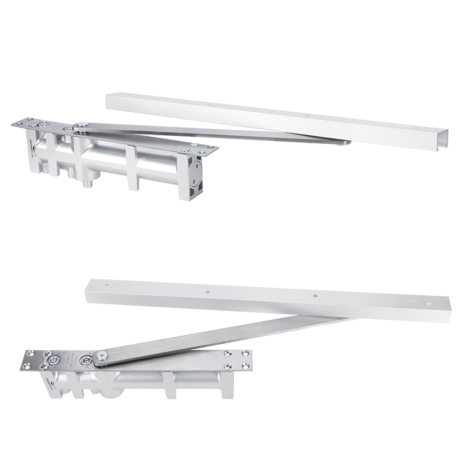 Automatische Türschließer Aus Aluminium Mit Verdecktem Hydraulischem Puffer, Verdeckter Positionierung, 80 Kg Beschläge