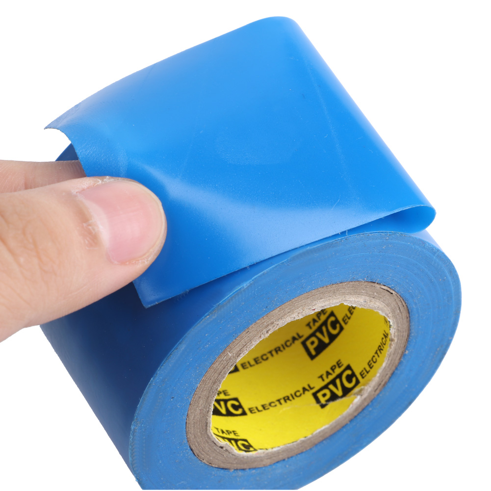 4 Stück Pvc-wasserdichtes Isolierband Für Elektriker, 4,4 Cm, Blau