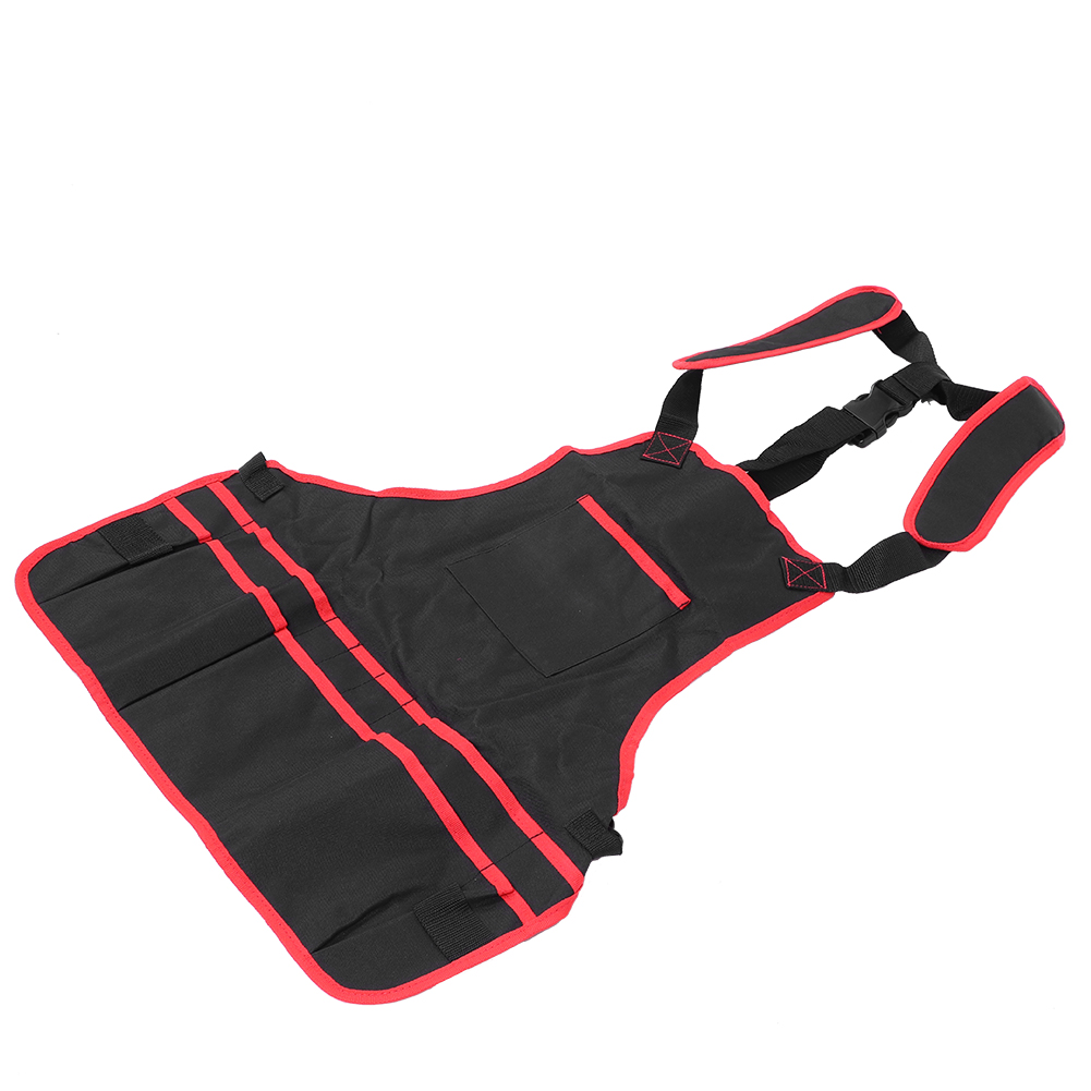Multifunktionale, Verstellbare Gartenschürze Aus Polyester Mit Taschen Zur Werkzeugaufbewahrung