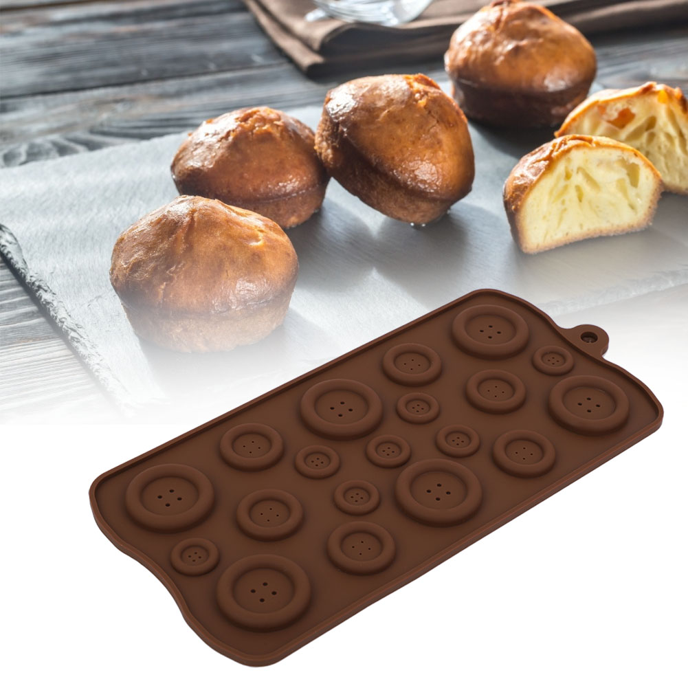 Selbstgemachte Schokoladenkuchenform In Knopfform, Silikonformen, Lippenform, Backwerkzeug Für Partys