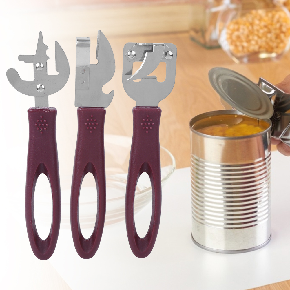 Edelstahl-dosenöffner-set, Manueller Dosen- Und Flaschenöffner Für Restaurant, Zuhause, Camping
