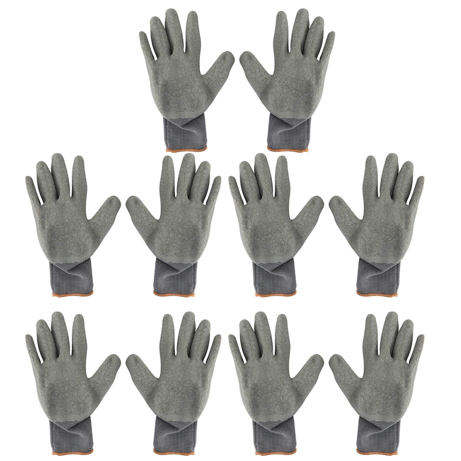5 Paar Verschleißfeste, Rutschfeste Gartenhandschuhe – Strapazierfähige, Atmungsaktive Arbeitshandschuhe Für Die Gartenarbeit