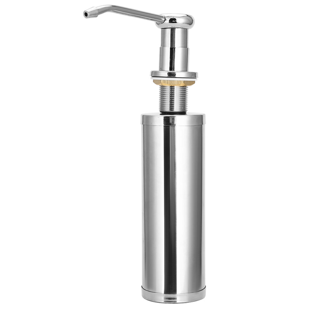 300 Ml Edelstahl-seifenspender Mit Handpumpe Für Flüssigwaschmittel Zur Verwendung Am Küchenspülbecken