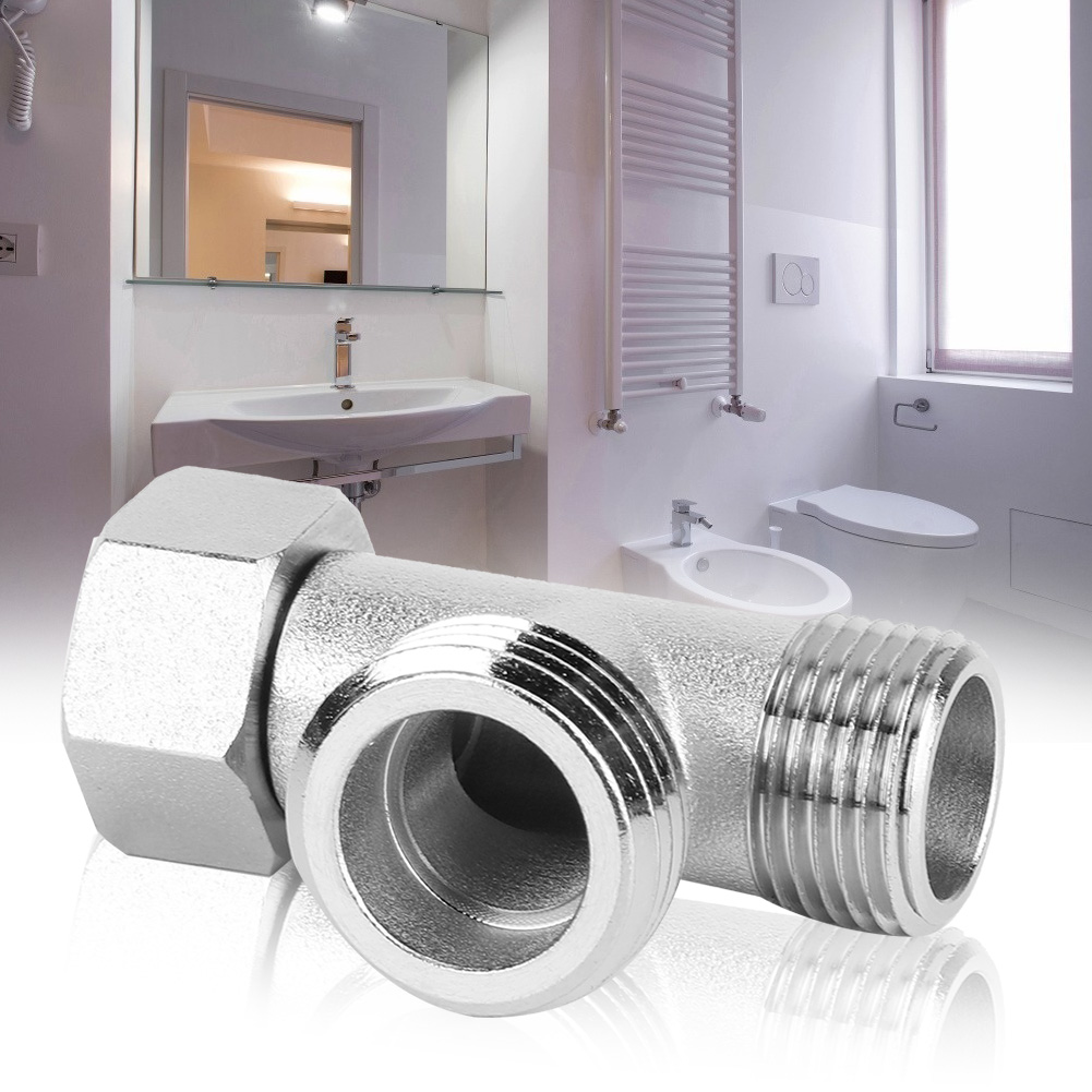 2 Stück 3-wege-anschlussventil Toilettenumstellventil Adapter Spülventil (eu3/8)