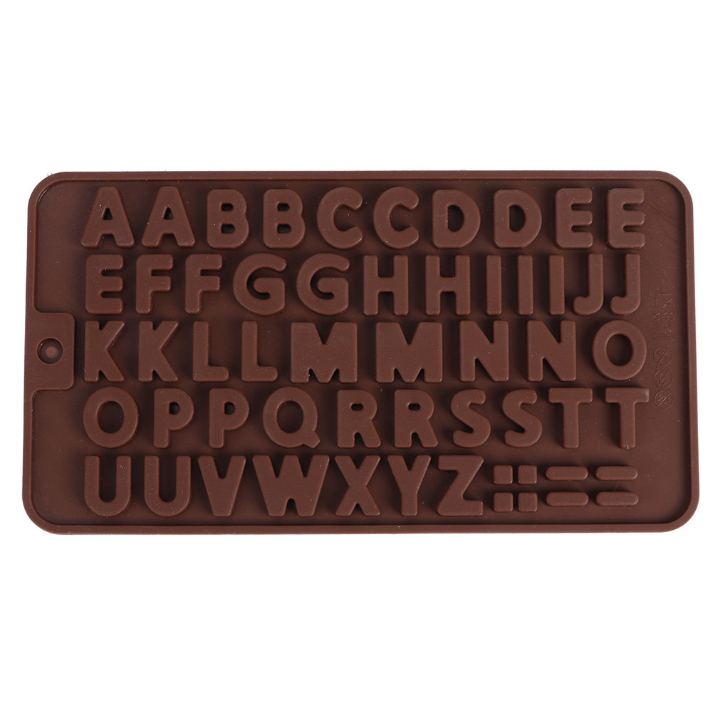 3-teiliges Set Silikon-schokoladenkuchenformen In Form Von 26 Englischen Buchstaben – Diy-backzubehör