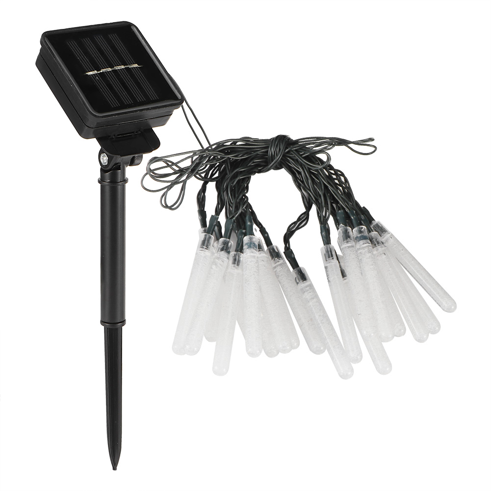 Solarbetriebenes Weihnachtslichter-set Für Haus, Garten, Hochzeit, Party – Dekoration In Blau