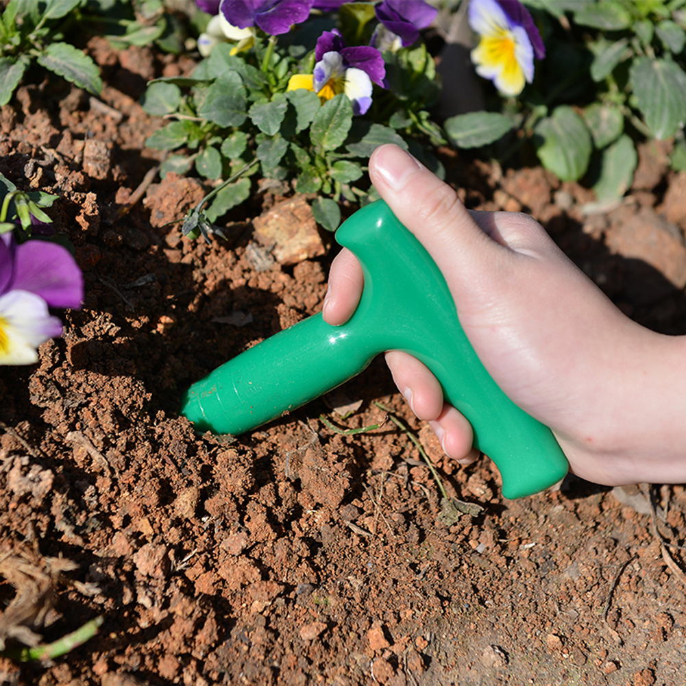 5 Stück Handliche Kunststoff-gartenbodenstanzer Zum Ausheben Von Pflanzlöchern Für Setzlinge, Umpflanzen Und Pflanzen