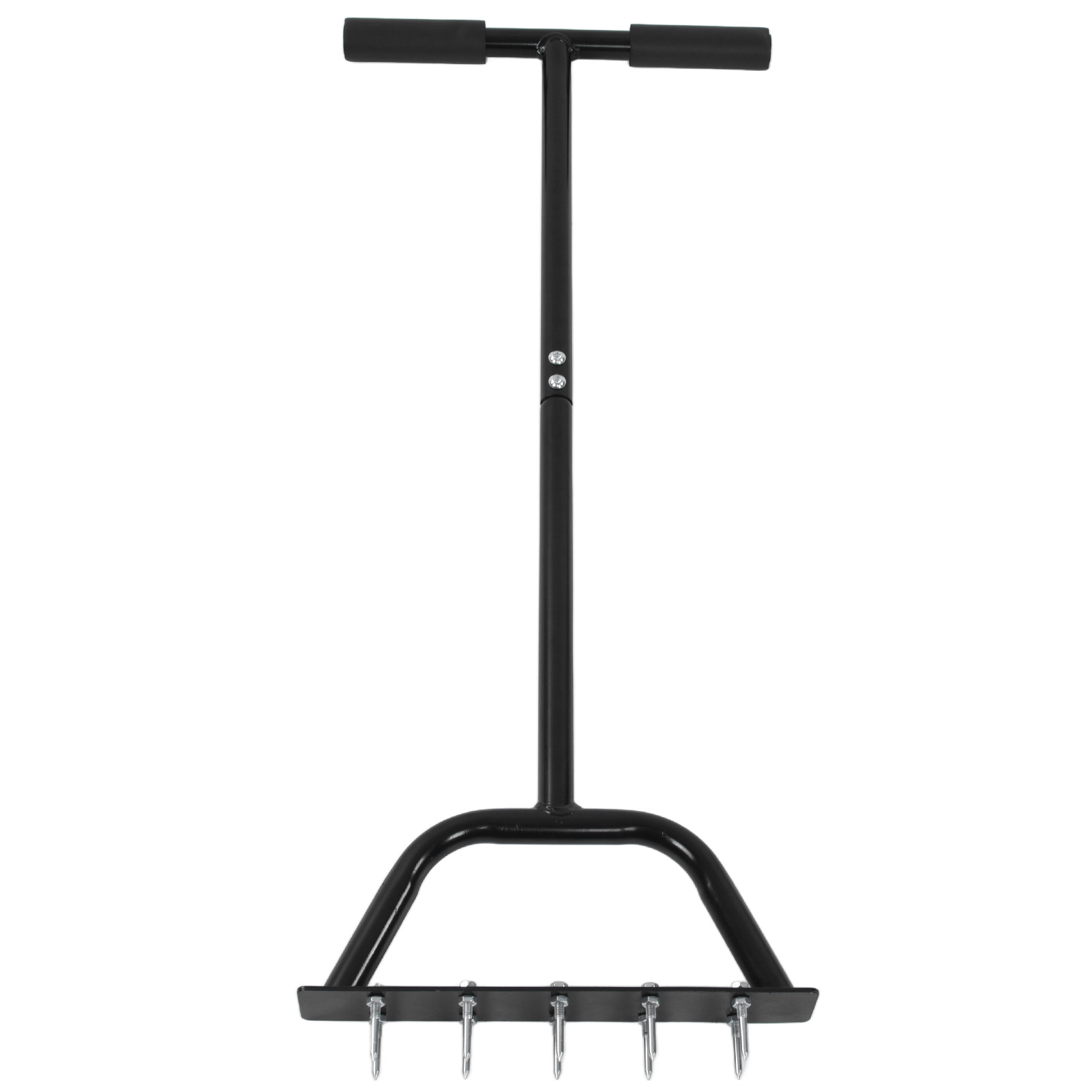 Hand-rasenlüfter Aus Kohlenstoffstahl Mit Starker Bodenlockerungswirkung, Verdickt Und Verbreitert, Mit Pedalen, Gartengerät