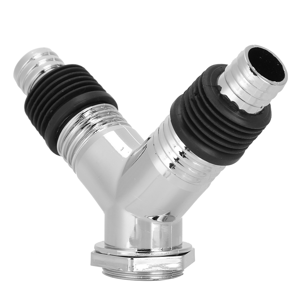 Y-rohrverbinder Mit Doppelfunktion, Bodenablauf-t-stück-adapter, Abflussdichtungswerkzeug Für Waschmaschinen (y-rohrverbinder)