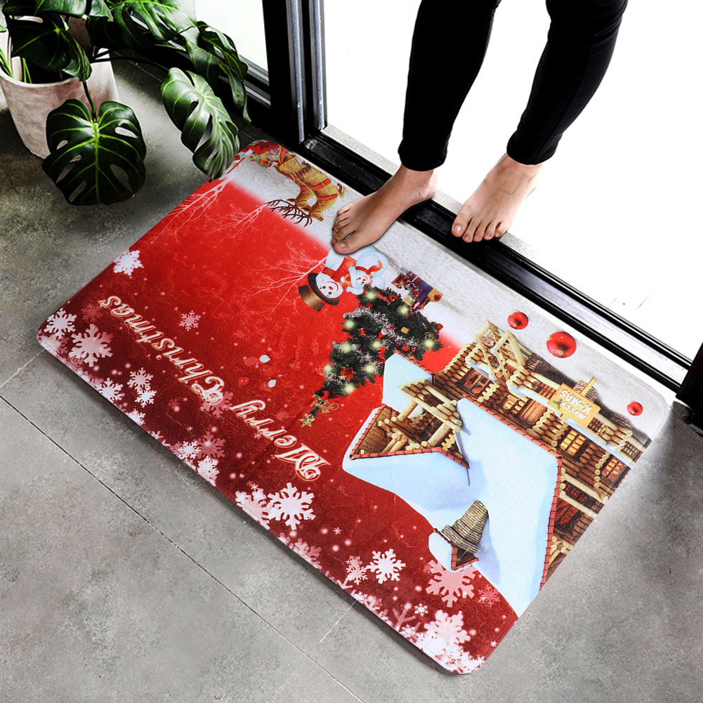50 X 80 Cm Große, Weiche, Rutschfeste Fußmatte Mit Weihnachtsmotiv Für Wohnzimmer Und Zuhause