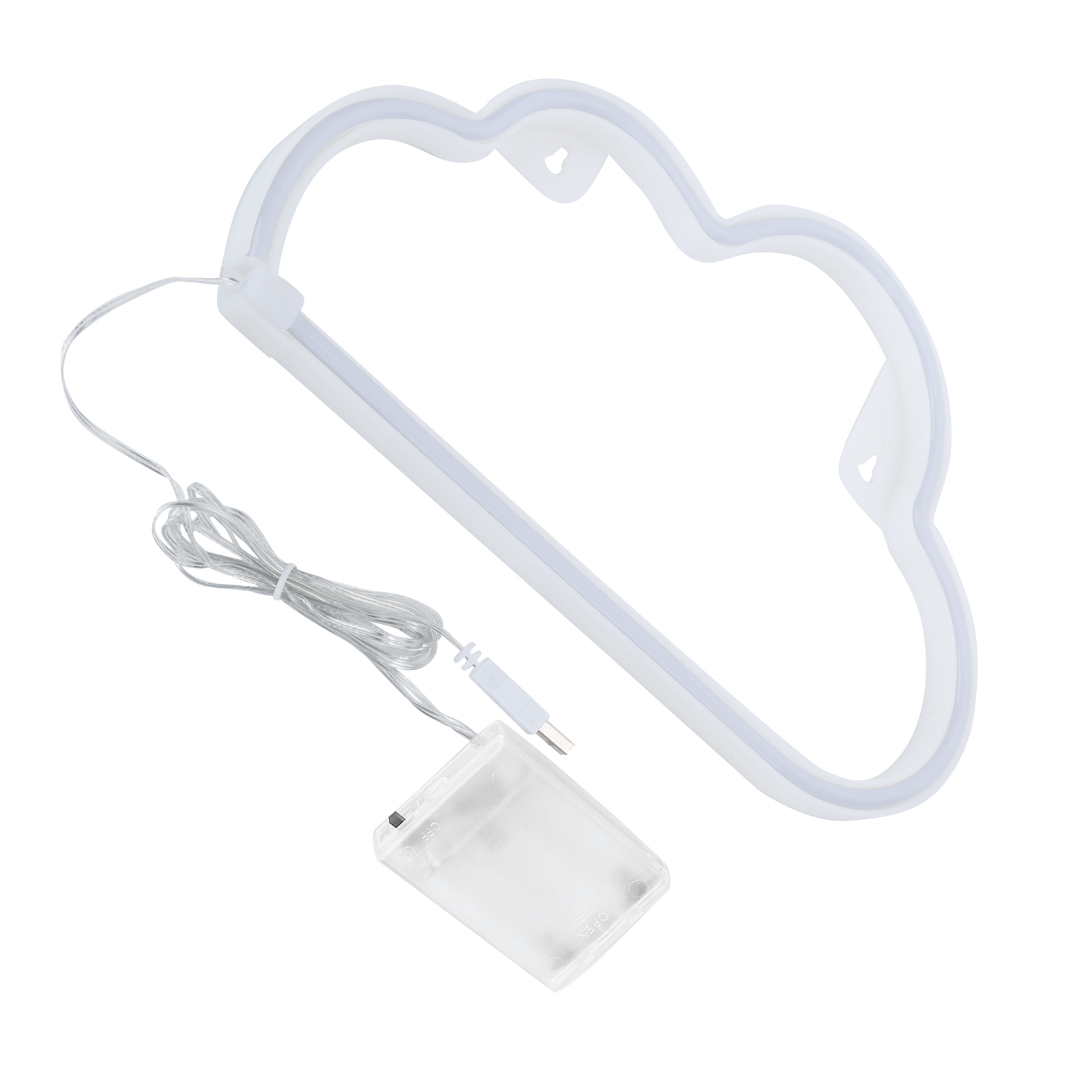 Wolkenförmige Led-neon-wandleuchte Für Hausbar, Partys, Weihnachten, Hochzeiten – Farbenfrohes Licht