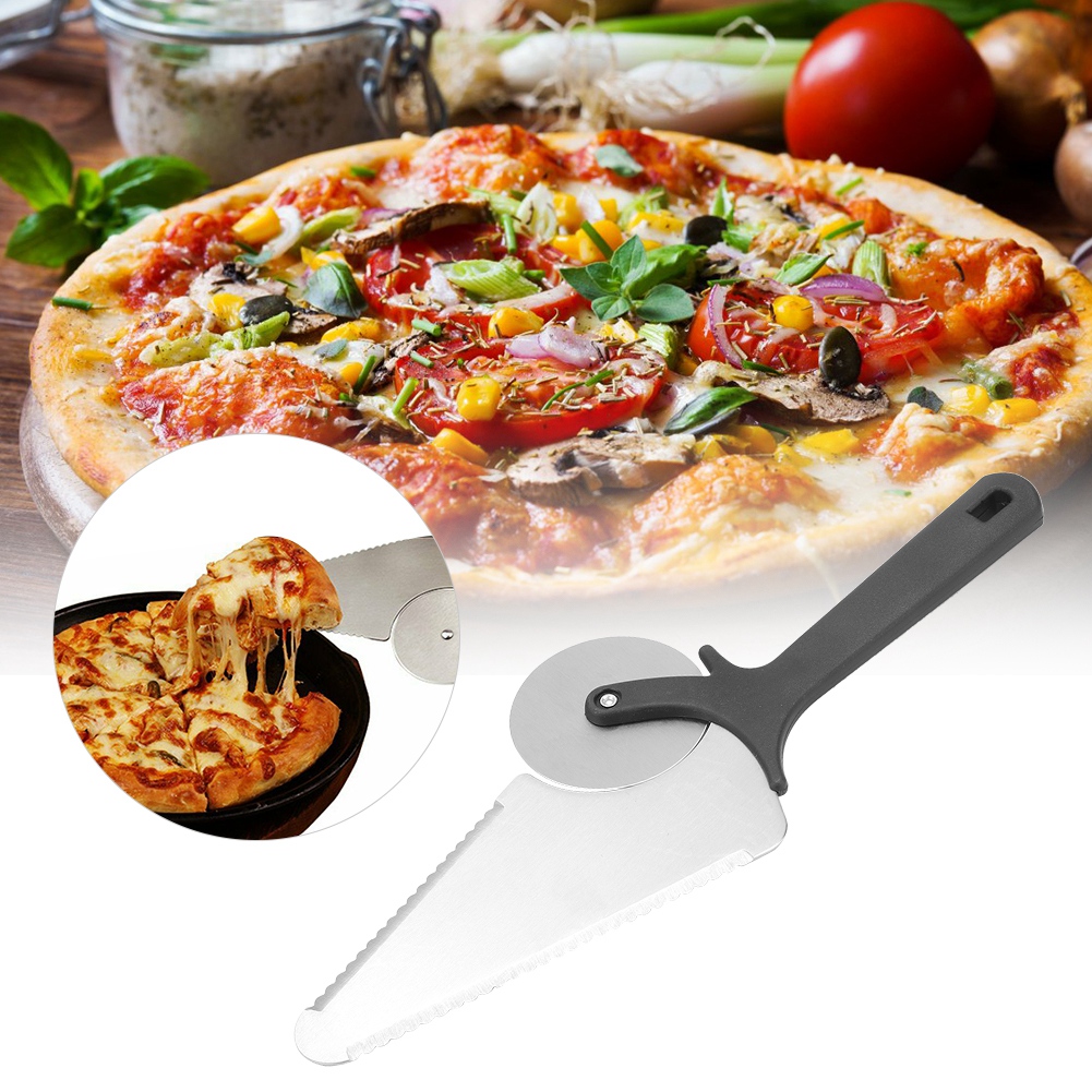 Professionelles, Multifunktionales Gebäck- Und Pizzarad Aus Edelstahl Mit Spatelfunktion