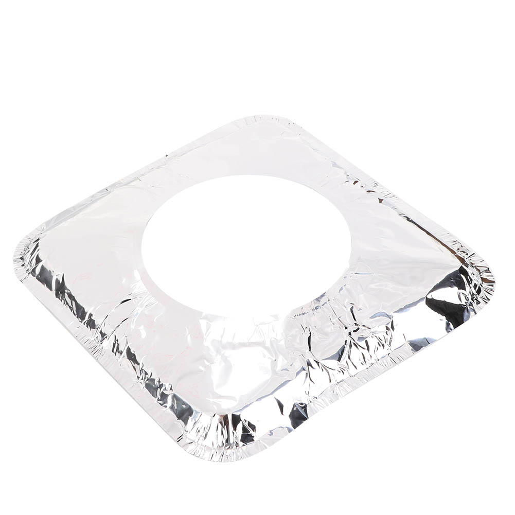 Aluminiumfolien-reinigungspad Für Gasherde, Hochtemperaturbeständig, Quadratisch, Fettabweisend, 10 Stück