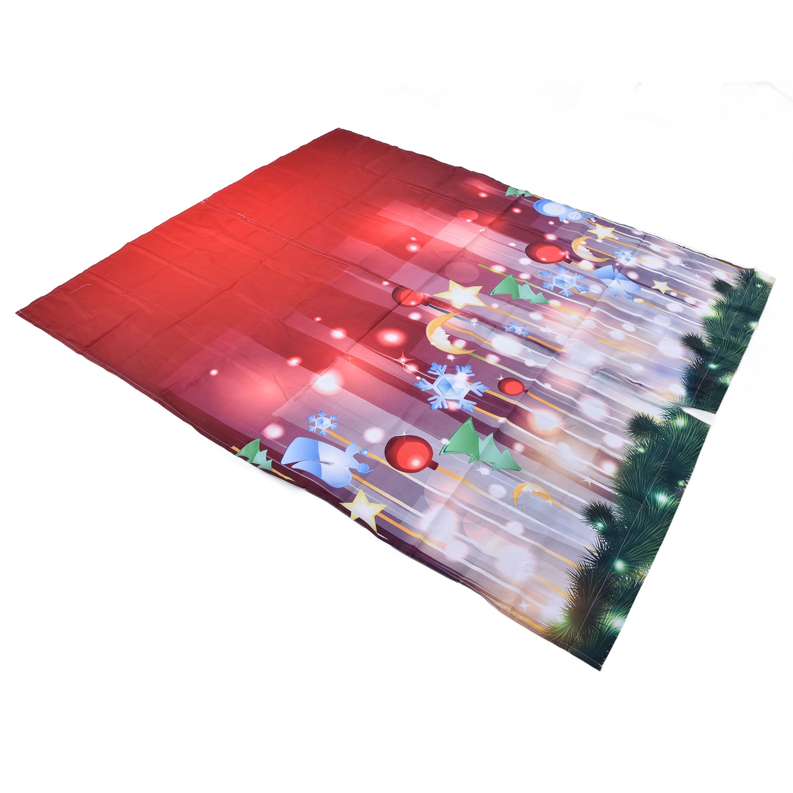 Weihnachtsvorhang 1, Kreatives 3d-digitaldesign, Hochwertiger Verdunkelungsvorhang, 170 X 200 Cm