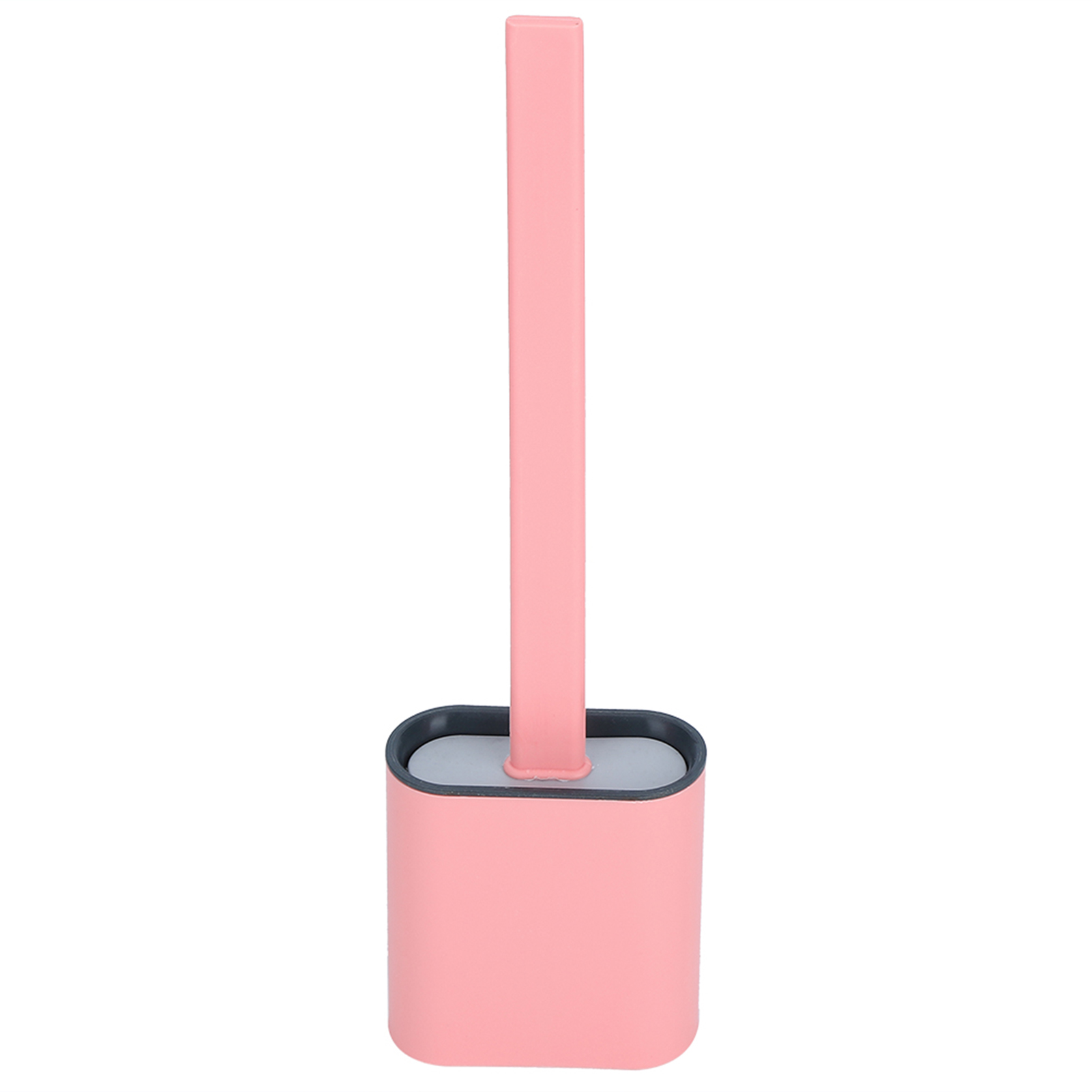 Wandmontierte Wc-bürste Mit Langem Griff Und Halterung, Reinigungsbürsten-set Für Badezimmeraccessoires, Rosa