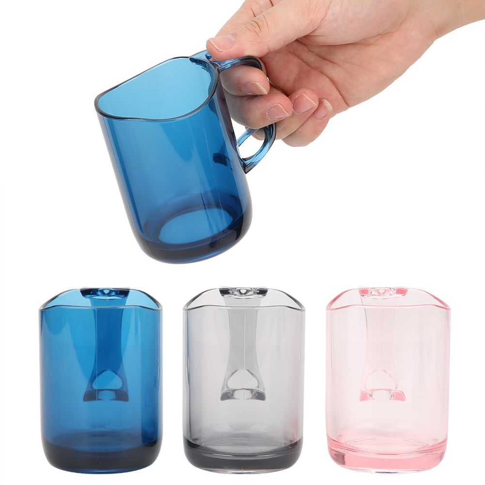 3er-set Innovativer, Dickwandiger Zahnbürstenbecher Mit Griff, Zahnbürstenhalter, Badezimmerzubehör