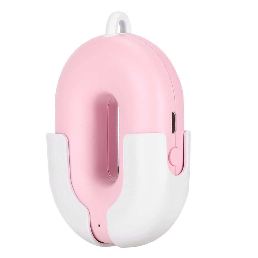Mini-luftreiniger Mit Negativ-ionen-technologie, Tragbar, Geräuscharm, Usb-ladefunktion, Rosa, Zum Umhängen