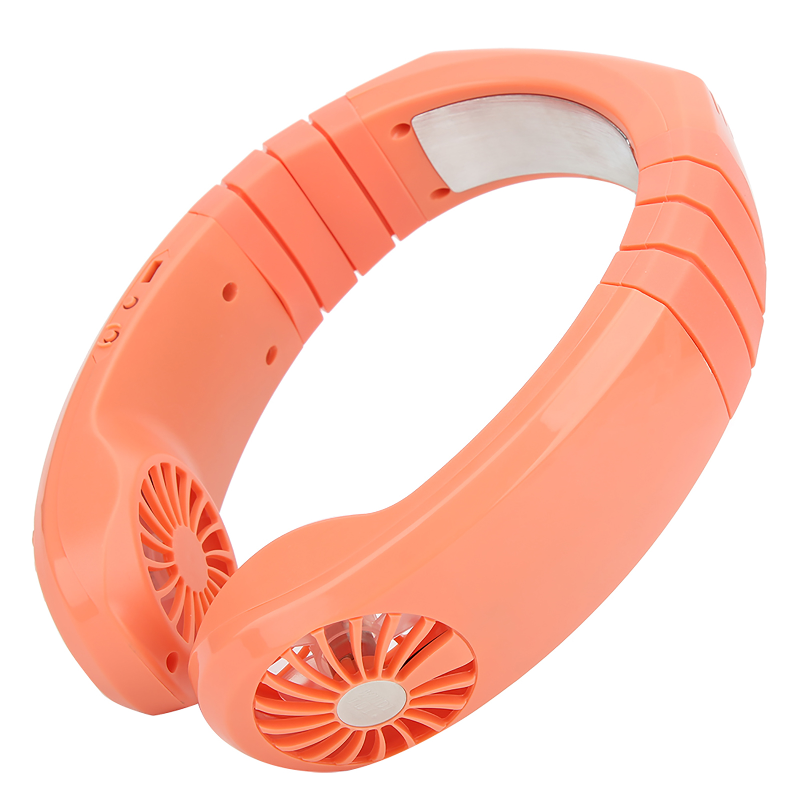 Mini-nackenventilator Zum Aufhängen, Tragbar, Usb-ladefunktion, Sportliches Design, Sofortkühlung, Rot