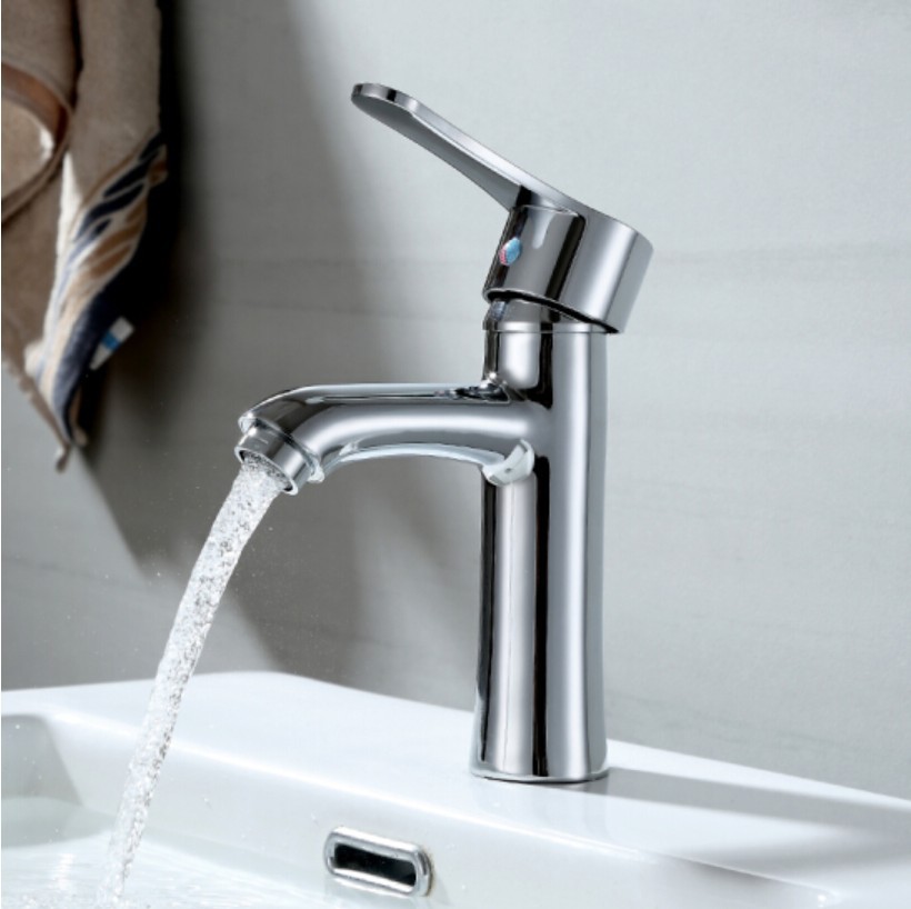 Aufsatzwaschbecken, Drehbare Einloch-haushaltsarmatur, Warm- Und Kaltwasserarmatur, Waschtisch, Wc-mischventil – Römisches Galvanisiertes Modell