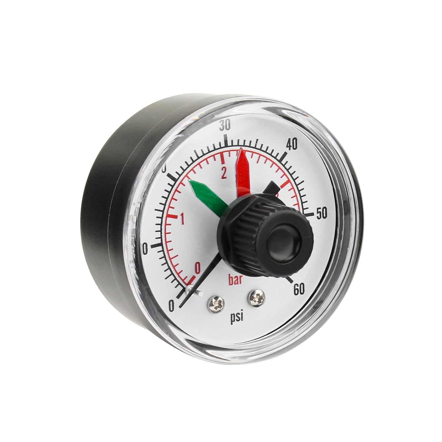 Hayward Ecx2712b1 Axial-manometer Für Sandpumpen Und Whirlpools - Ersatz-manometer Mit Durchflussscheibe -- Ecx2712b1 Manometer (horizontal)