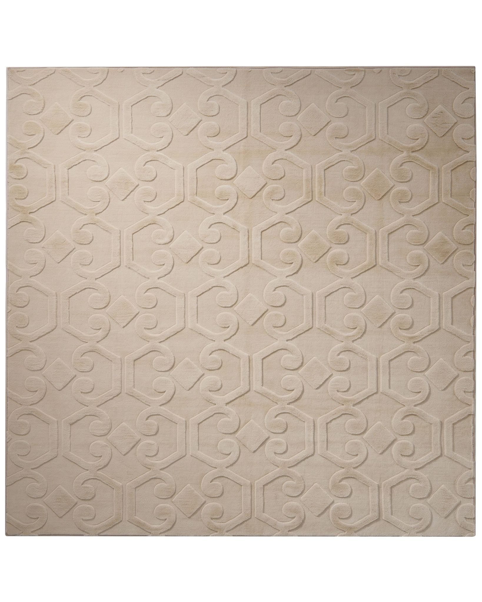 Teppich Gannett Beige 160 X 160 Cm