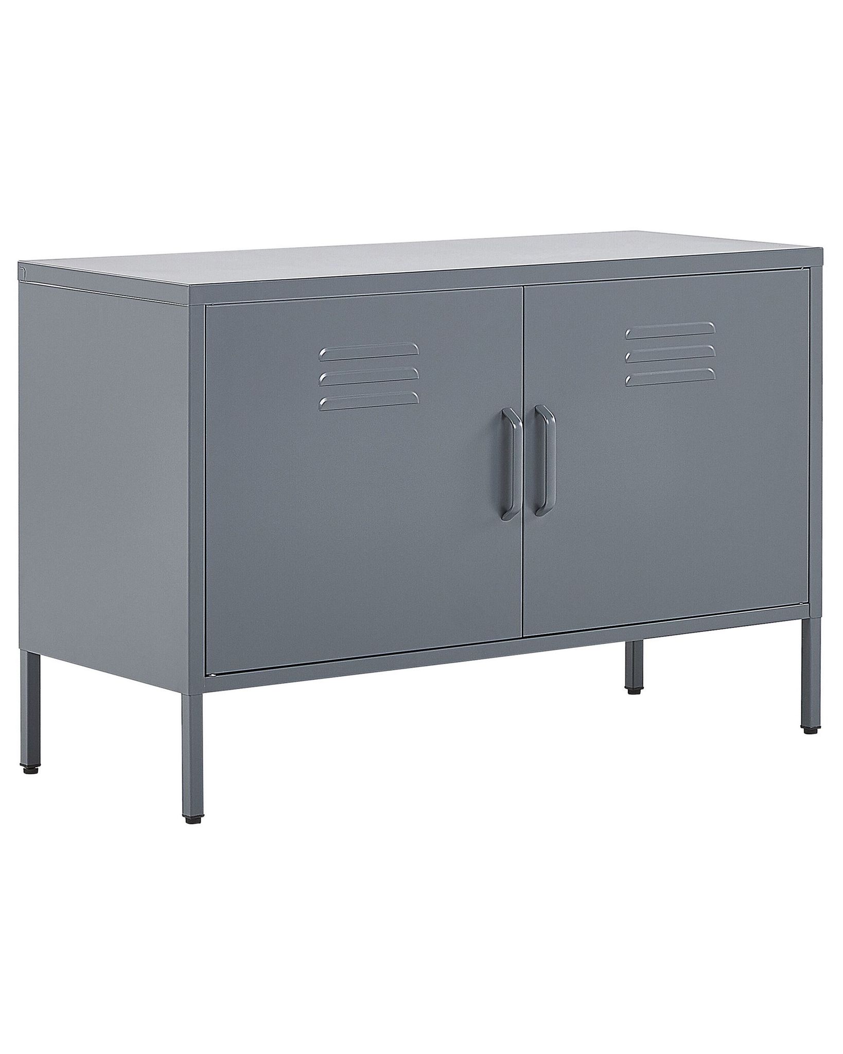 Büroschrank Uria Metall Grau