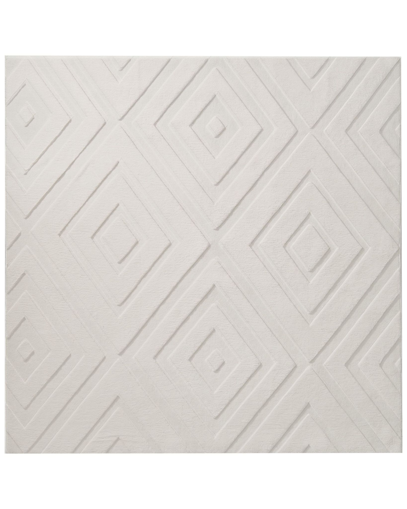Teppich Borah Cremeweiß 160 X 160 Cm