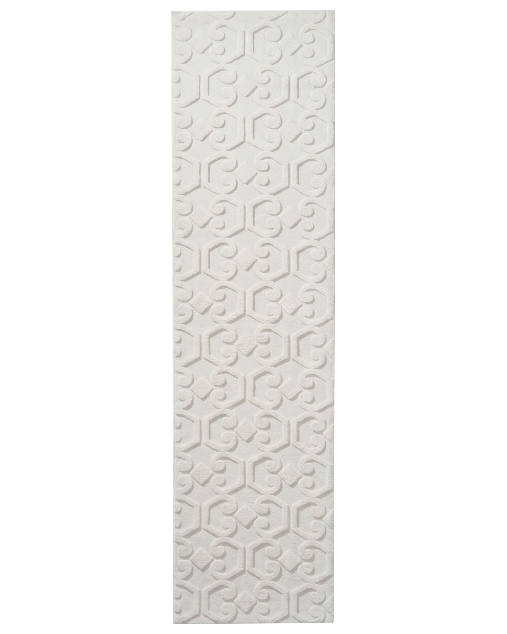 Teppich Gannett Cremeweiß 80 X 300 Cm
