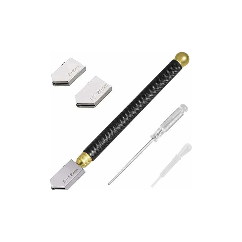 Lablanc – Professioneller Glasschneider, Glasschneidwerkzeug, Stiftform, Schneidet Glas Von 2 Bis 20 Mm Dicke Zum Schneiden Von Glas/fliesen/spiegeln/mosaiken