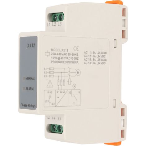 Dreiphasen-sequenzrelais, Pc-gehäuse, Stabil Und Verlustarm Für Aufzugsmotoren 208–480 V Ac