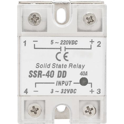 Ssr-40 Halbleiterrelais, Leichte, Vibrationsfeste Cnc-werkzeugmaschinen, 5–220 V Dc, Verpackungsmaschinen Für Die Petrochemische Industrie Und Die Lebensmittelverarbeitung