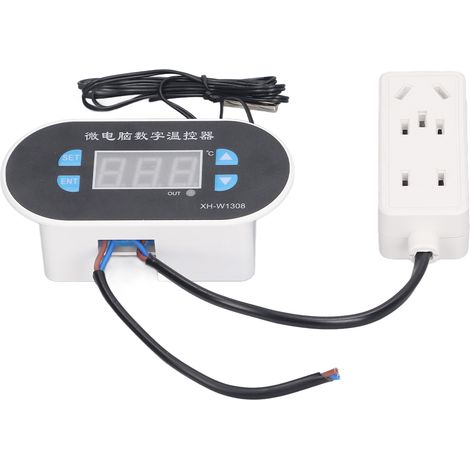 Digitaler Led-temperaturregler, Thermostat Für Kühlung Und Heizung, Steuerschalter Mit Wasserdichter Sonde, 110 Bis 220 V