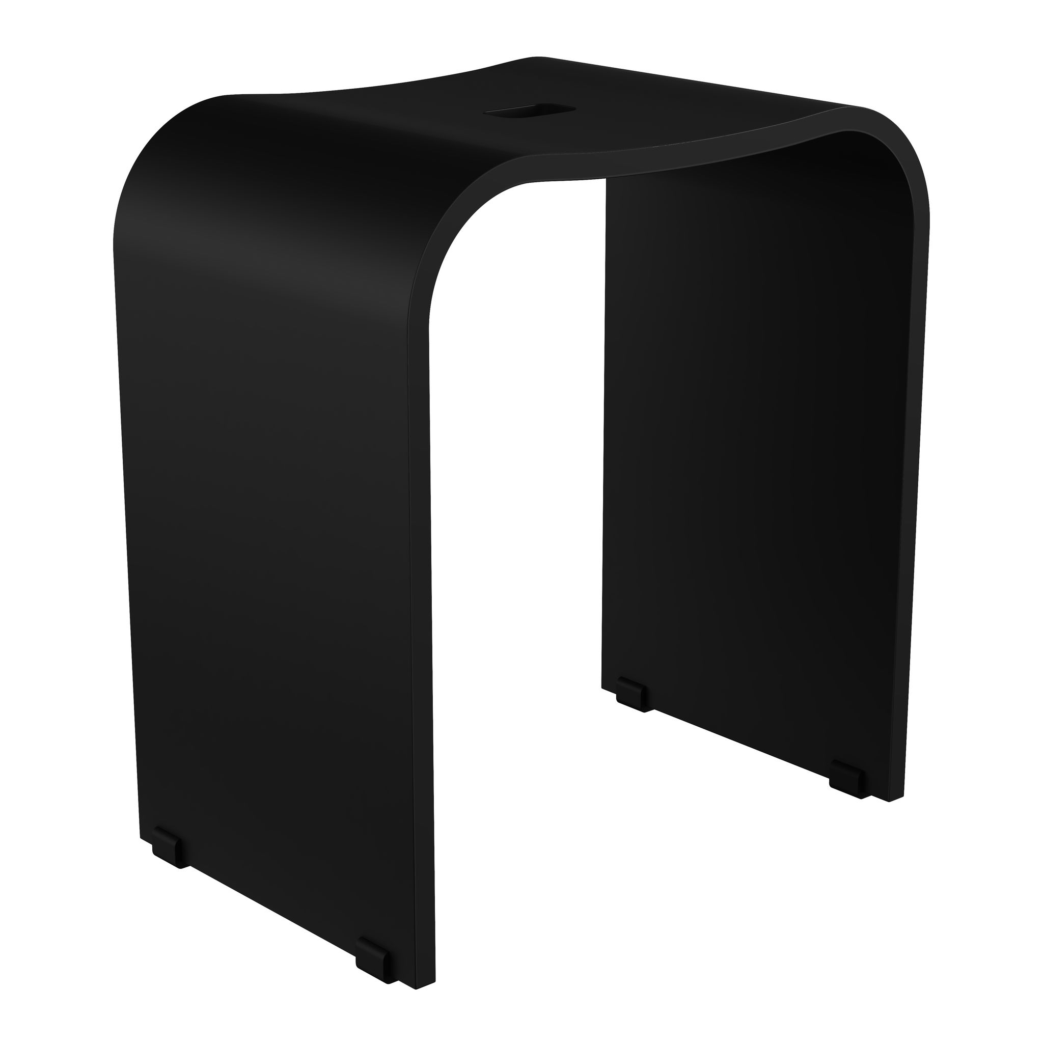Smedbo Living - Duschhocker, Schwarz Fb407