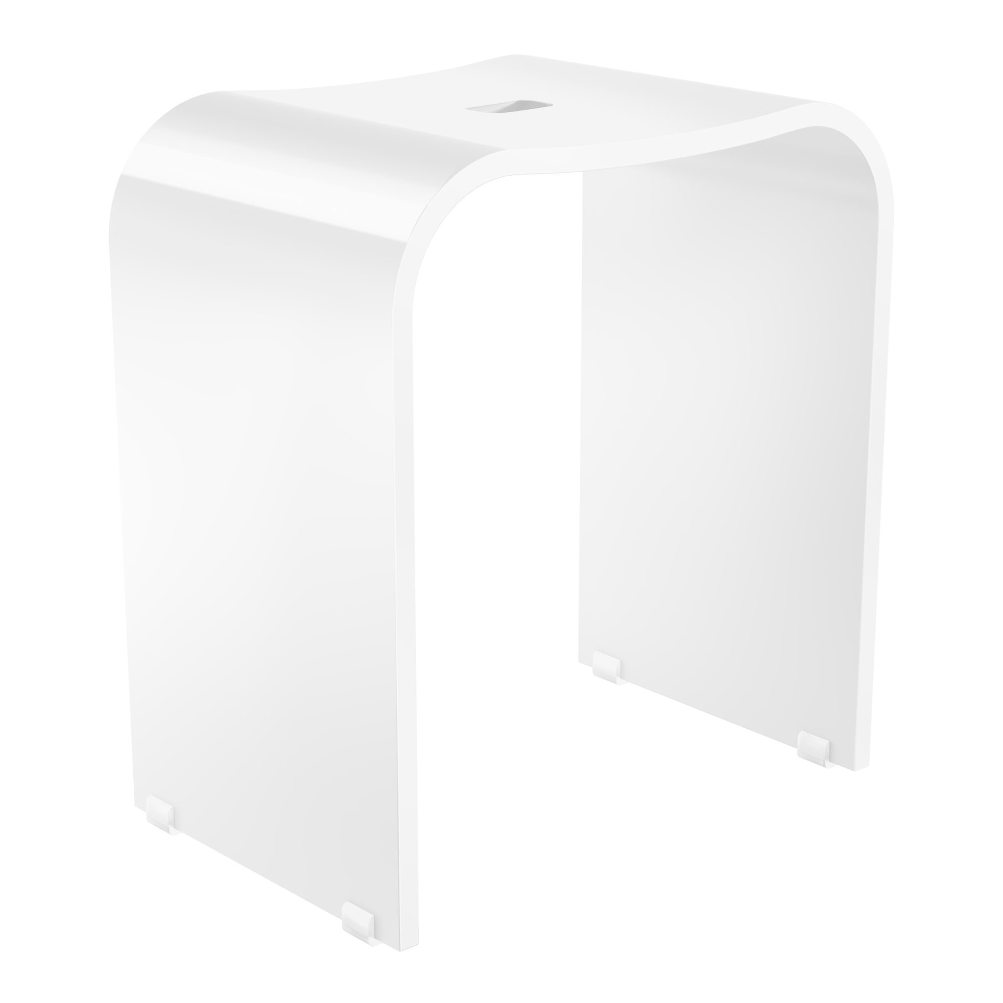 Smedbo Living - Duschhocker, Weiss Fx407