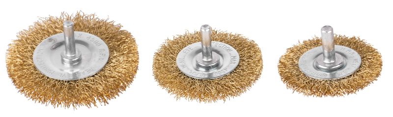 Bürsten-set Tigerlion C9003, 50-65-75 Mm, Rundbürste, Gewellt, 3-teiliges Bürsten-set, Mit Schaft