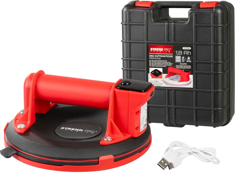 Akku-saugnapf Strend Pro Premium, Für Boden/fliesen/glas, 3,7v 1,8 Ah, 130kg