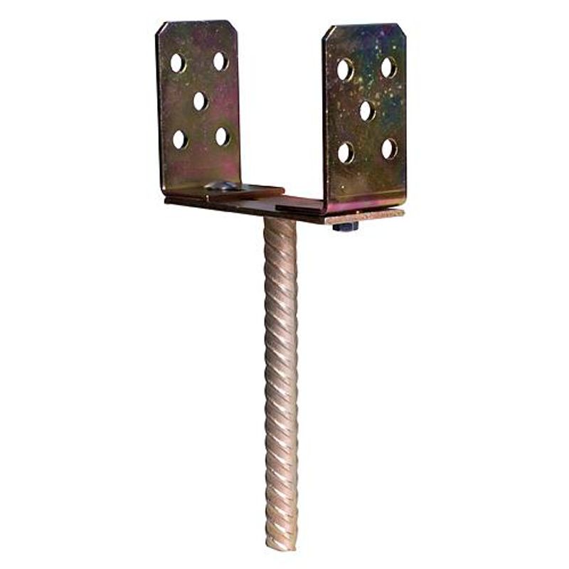 Träger Für Kanthölzer Casu, 0-125 Mm, Zn, Fuß Verstellbar, Versenkbar