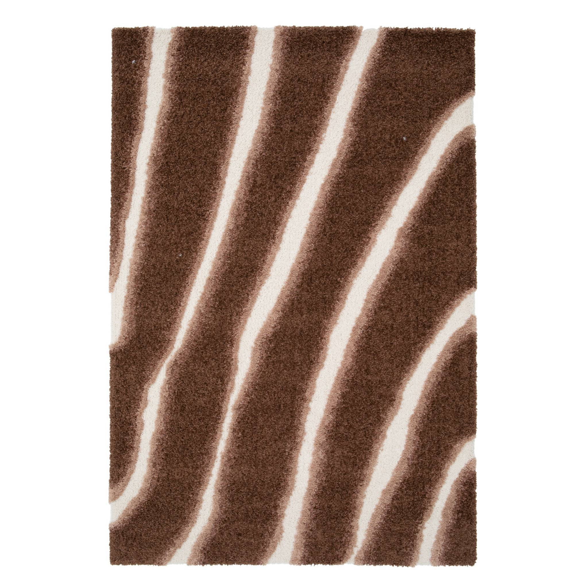 Sweeek - Braun Gemusteter Indoor-teppich - 120 X 170 Cm
