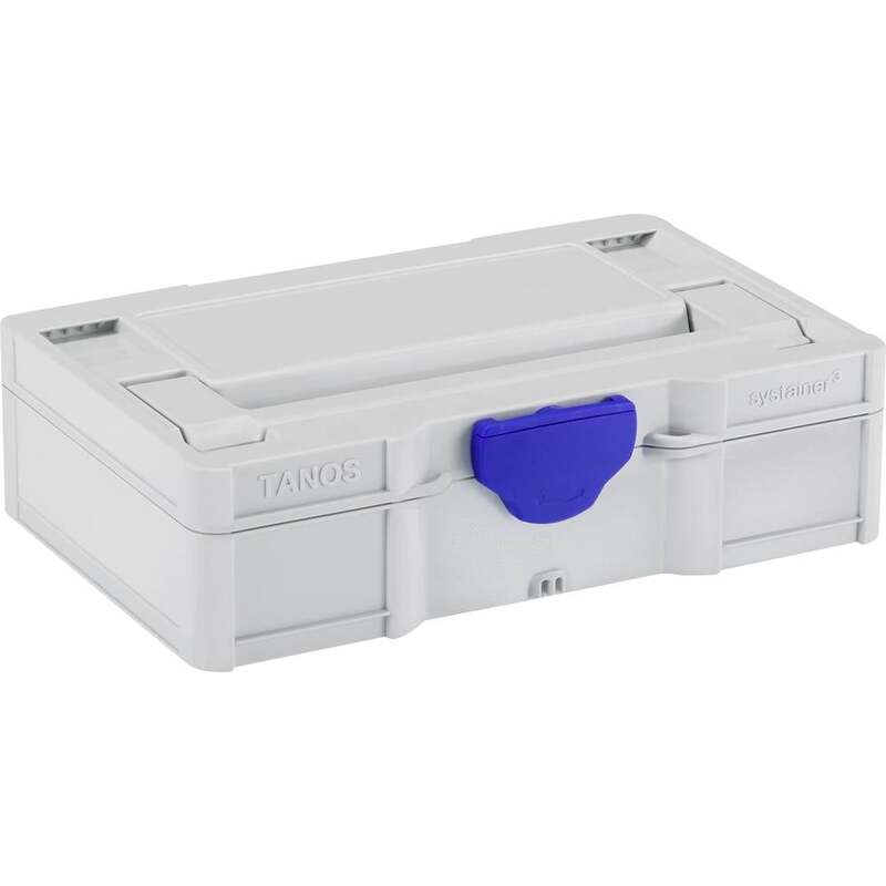[neuwertig] B-ware Tanos Systainer³ S 76 Transportkiste Lichtgrau Abs Kunststoff 265x71x171mm
