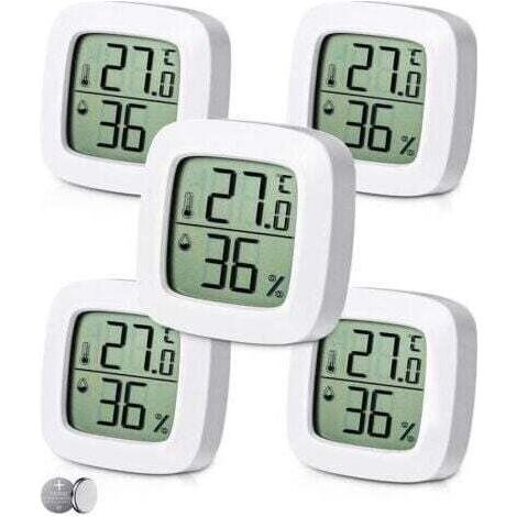 Digitales Thermometer Und Hygrometer Für Den Innenbereich – Komfortanzeige – Genauigkeit ±1°c – Großes Lcd-display – Für Baby- Und Wohnzimmer